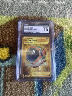 CGC 10 - Pokemon Card - Evolving Skies 231/203 - FULL FACE GUARD (holo) GEM MINT - Image 1