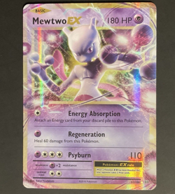 Pokemon Card - Mewtwo EX 52/108 XY 2016 Evolutions Ultra Rare Holo NM - Image 1