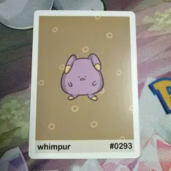 Pookiemoot Gen 3 - Whimpur (Whismur) #0293 - Pokemon Fan Art Non TCG - Image 1