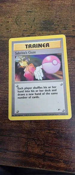 Sabrina's Gaze 125/132 Common Gym Heroes Pokemon Moderately Played - Image 1