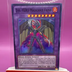 Evil HERO Malicious Fiend LCGX-EN072 Super Rare 1st Edition Near Mint Yugioh - Image 1