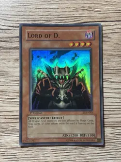Konami Yu-Gi-Oh! Lord of D. SDK-041 Starter Deck Kaiba 1st Ed SR Foil Eng - Image 1