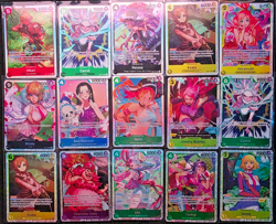 One Piece TCG 15 SR card lot Heroines Nami Uta Stussy Boa Bonney Perona - Image 2