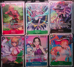 One Piece TCG 15 SR card lot Heroines Nami Uta Stussy Boa Bonney Perona - Image 3