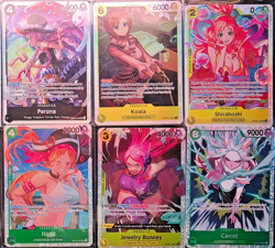 One Piece TCG 15 SR card lot Heroines Nami Uta Stussy Boa Bonney Perona - Image 4