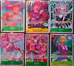 One Piece TCG 15 SR card lot Heroines Nami Uta Stussy Boa Bonney Perona - Image 5