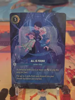 Disney Lorcana All Is Found Foil Enchanted 220/204 EN Archazia's Island - Image 1