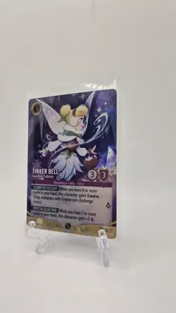 Tinker Bell Snowflake Collector Lorcana Top 8 Set Champ Foil Promo Winterspell - Image 3