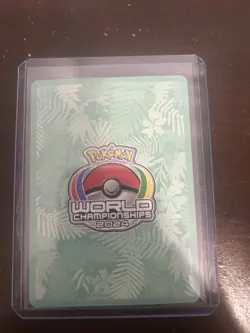 Mew Ex NM World Championship 2024 Evan Pavelski Signed Card - Image 2