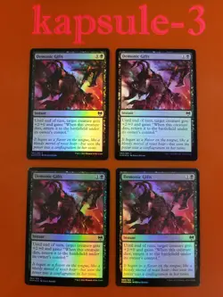 4x Demonic Gifts | FOIL | Kaldheim | MTG Magic Cards - Image 1