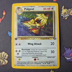 Pidgeot 8/64 1st Edition Jungle Holo Pokemon Card WOTC 1999 - Image 2