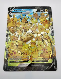 JUMBO Pikachu V Union Card SWSH141 Oversized Promo Pokemon Celebrations 25th NM - Image 1
