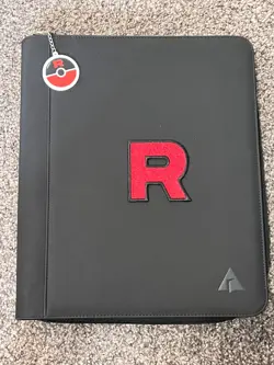 Team Rocket Top Loader Binder • 9 Pocket Card Binder • Holds 432 Top Loaders - Image 1