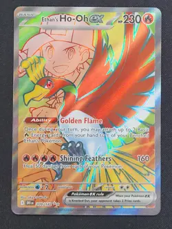 Pokemon Card TCG - Destined Rivals - Ethan's Ho-Oh EX 209/182 - Image 1