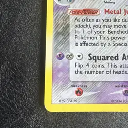 Metagross 11/101 Pokemon TCG Card: EX Hidden Legends 2004 Holo Rare - Image 4
