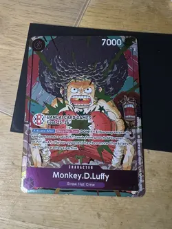 One Piece Monkey.D.Luffy BANDAI Card Games Fest 25-26 OP07-073 promo - Image 1