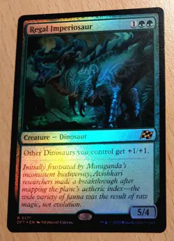 MTG Magic: #FOIL# Koniglicher Imperiosaurus, Regal Imperiosaur, Dinosaurier Lord - Image 1