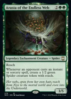 x1 Arasta of the Endless Web R MTG Commander Streets of New Capenna M/NM, Englis - Image 1