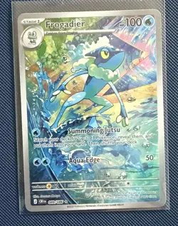 Frogadier 089/086 Holo Illustration Rare Chaos Rising Pokemon Near Mint - Image 1