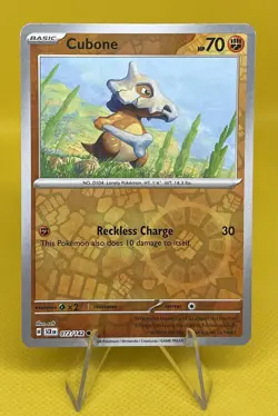 Pokemon TCG: Cubone - 072/142 - Reverse Holo - Stellar Crown - NM - Image 1