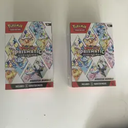 2 X Pokemon Prismatic Evolutions Booster Bundle Sealed New - Image 1