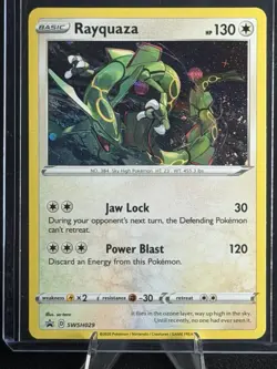 Rayquaza SwSh029 Black Star Promo Holo - Pokemon Sea & Sky SWIRL 🌀 - Image 1