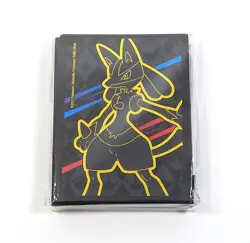 2023 Pokemon TCG Crown Zenith Lucario ETB 65-Count CCG Card Sleeves Pack - Image 1