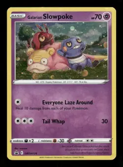 GALARIAN SLOWPOKE SWSH126 HOLO PROMO SWORD & SHIELD PROMO POKEMON DMG - Image 1