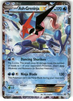 Ash-Greninja EX XY133 XY Promos 2016 Pokemon MP - Image 1