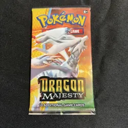 Pokemon Sun & Moon Dragon Majesty Booster Pack Factory Sealed - Image 1