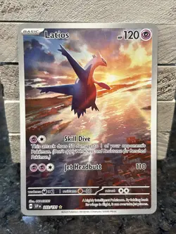Pokemon TCG Latios 203/191 Surging Sparks Illustration - Image 1