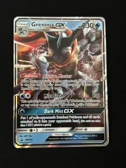 Greninja GX SM197 Sm Holo Pokemon TCG - NM - Image 1