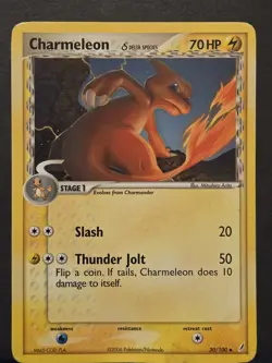 Charmeleon Delta Species 030/100 Pokemon Crystal Guardians 2006 English Regular - Image 1