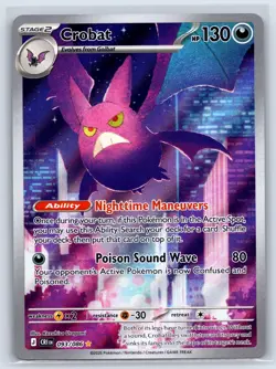 Crobat 093/086 Ultra Rare Chaos Rising Pokemon TCG - Image 1