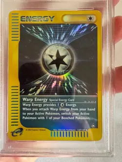 2003 Pokemon - Warp Energy Reverse Holo E Reader Aquapolis 147/147 - PSA 9 Mint! - Image 3