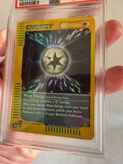 2003 Pokemon - Warp Energy Reverse Holo E Reader Aquapolis 147/147 - PSA 9 Mint! - Image 5