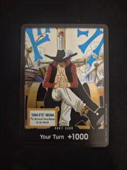 Dracule Mihawk DON!! Card - OP-14 The Azure Sea's Seven One Piece - NM - Image 1