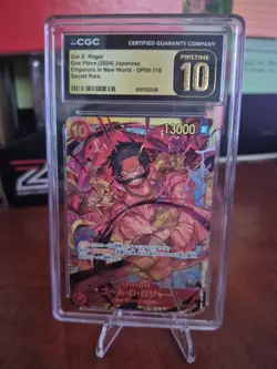 Col D. Roger One Piece 2024 Japanese Emperors In New World OP-09 CGCPristine 10 - Image 1
