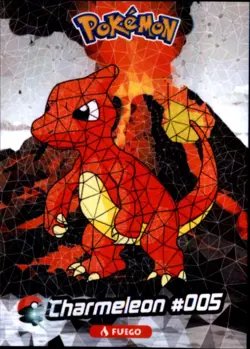 Pokemon Crystal Card Collection Set #005 Charmeleon Cracked Ice Holo Foil - Image 1