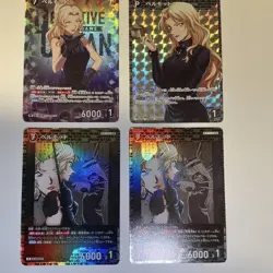 Detective Conan Card Game Vermouth RP PR Set of 4 Unused Condition - Image 1