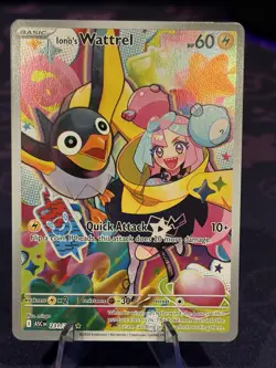 Ionos Wattrel 231/217 Ascended Heroes Illustration Rare Pokemon Card NM - Image 1