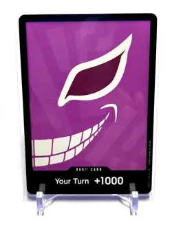 Donquixote Doflamingo, Non Foil Don!! Card - Your Turn +1000, PRB01 - OPCC - Image 1