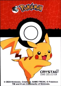 Pokemon Crystal Card Collection Set #035 Clefairy Cracked Ice Holo Foil - Image 2