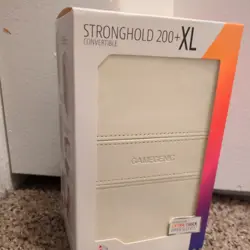 Gamegenic Stronghold 200+ XL Deck Box Double-Sleeved Card Storage White - Image 1
