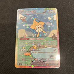 Pokemon Bubble Jirachi Special Doujin Art Starry Holo Card - Image 1