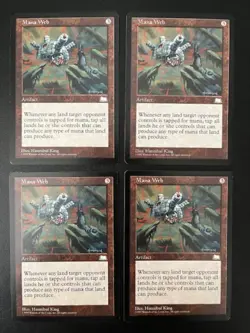 MTG- Mana Web x4 - Weatherlight - Reserved List - NM - Image 1