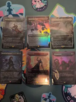 MTG - Secret Lair - Final Fantasy - Grimoire Rainbow Foil - Image 1
