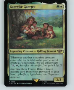 Samwise Gamgee LOTR Tales of Middle-earth Magic: The Gathering Foil NM - Image 1