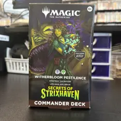 MTG Secrets of Strixhaven - Witherbloom Pestilence Commander Deck New Sealed - Image 1