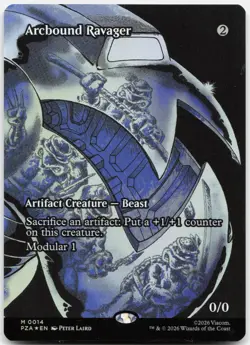 Arcbound Ravager (Borderless) 14 Teenage Mutant Ninja Turtles MTG Foil LP - Image 1